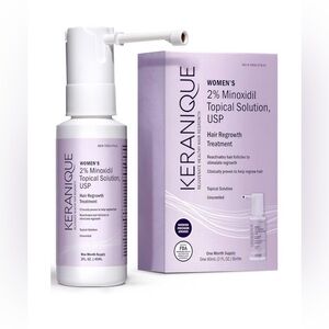 Keranique Hair Regrowth Treatment for Women - 2% Minoxidil for Hair Growth